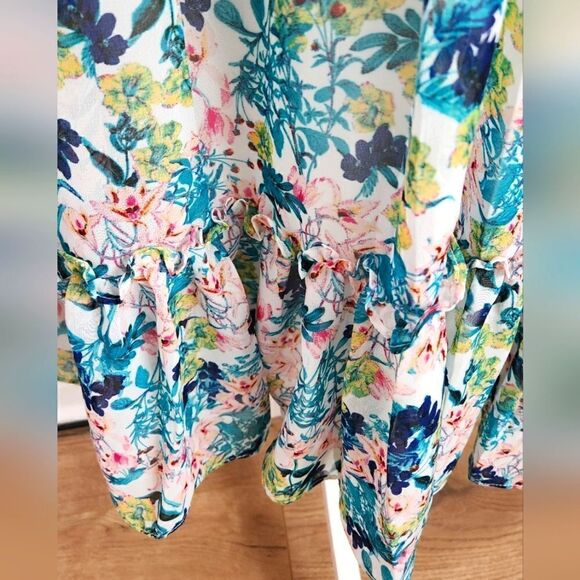 NEW  WOMEN'S TAYLOR DRESS SIZE 18W MULTI COLOR LINING/FARRO/DOUBLUR . - Picture 3 of 7